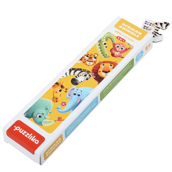 Puzzle-ul Cubika,Animalutele Africane, 2 ani+ [1]
