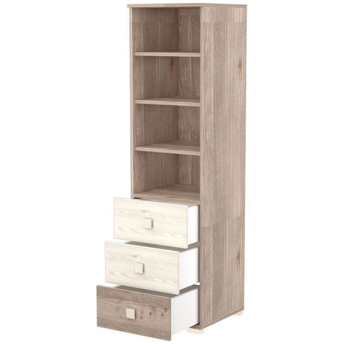 Raft corp cu 3 sertare Hubners Sofia crem nisip [3]