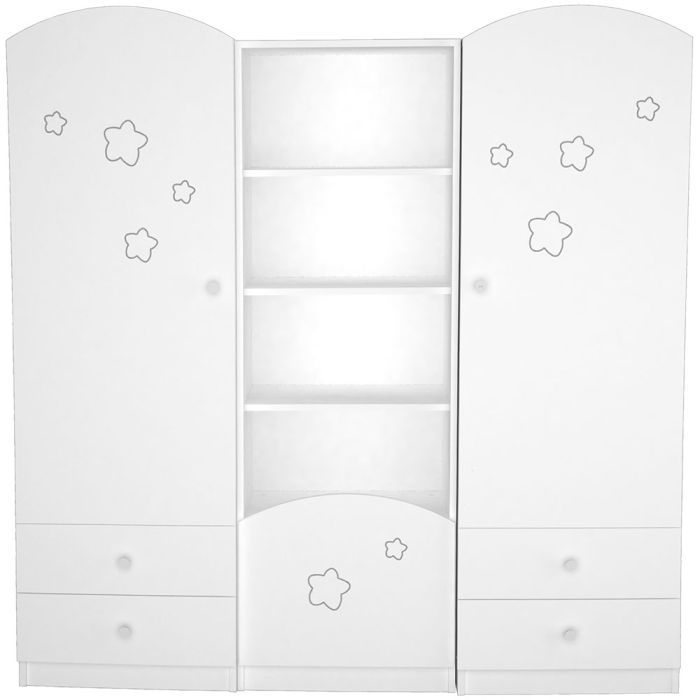 Raft corp Hubners Matei alb cu stelute [2]