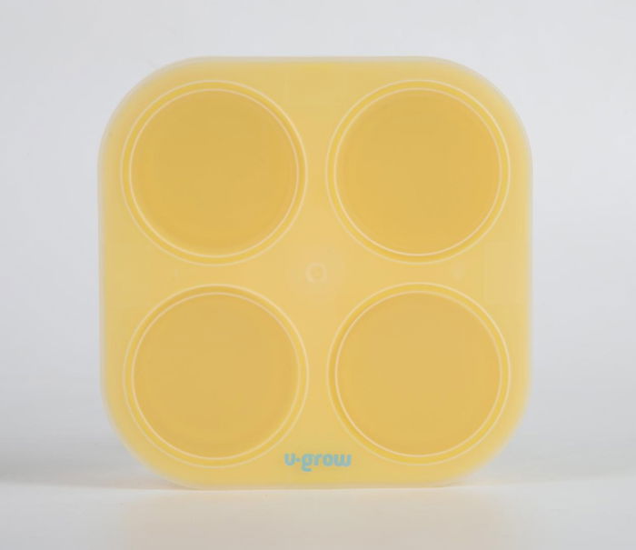 Recipient colapsibil din silicon stocare hrana 4 compartimente, 240 ml, U-Grow [3]