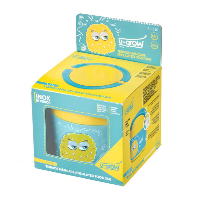 Recipient termic pentru pastrare mancare bebelusi U-Grow, 450 ml [5]