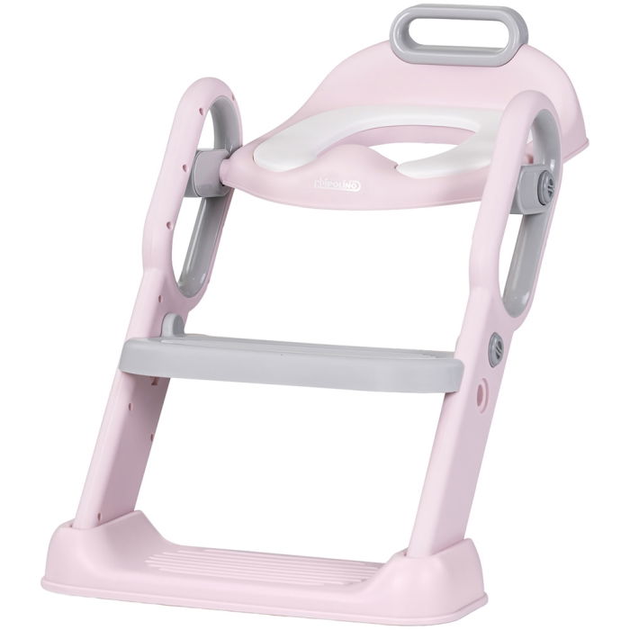 Reductor toaleta cu scara Chipolino Flippy pink [1]