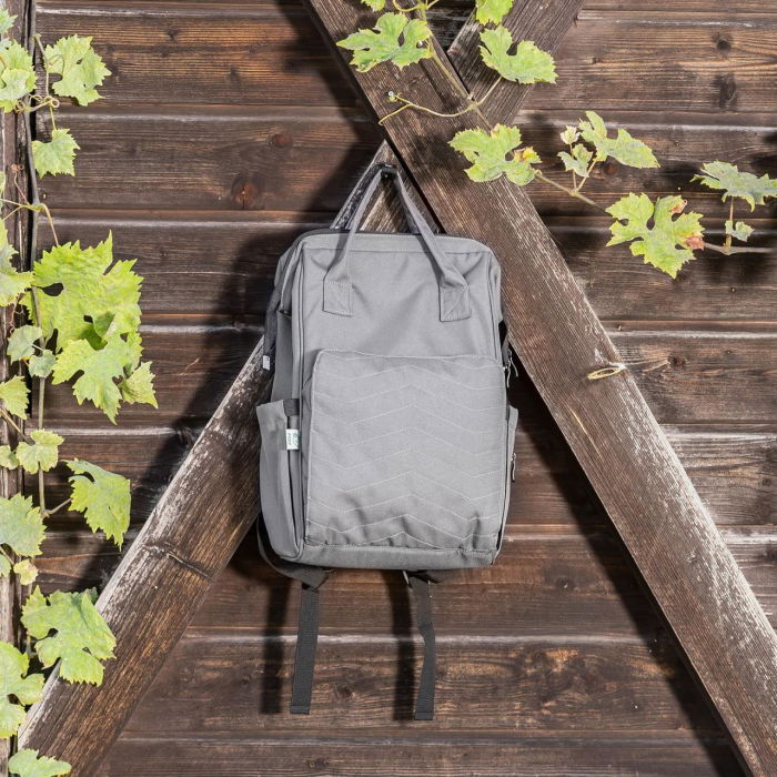 Rucsac multifunctional cu aleza pentru schimbat scutecul bebelusului, din plastic reciclat, Reer Growing Backpack 84221 [14]