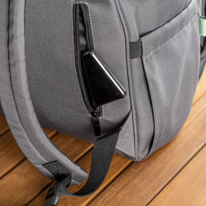 Rucsac multifunctional cu aleza pentru schimbat scutecul bebelusului, din plastic reciclat, Reer Growing Backpack 84221 [9]