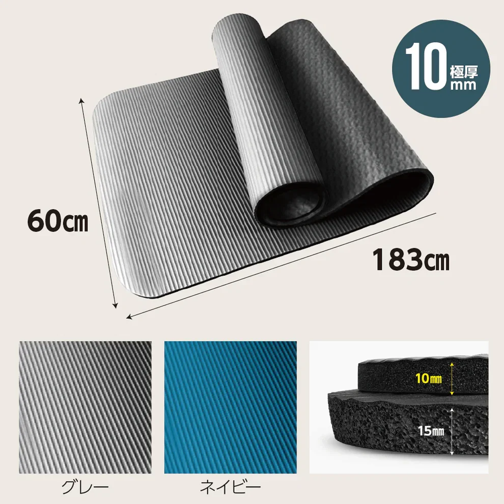 Saltea Fitness și Yoga NBR 183x60 cm 10mm CAR-BOY [5]