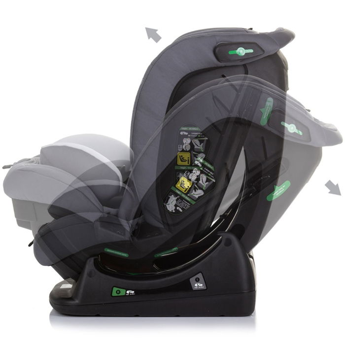 Scaun auto Chipolino Aviato I-Size 40-150 cm ash grey [4]