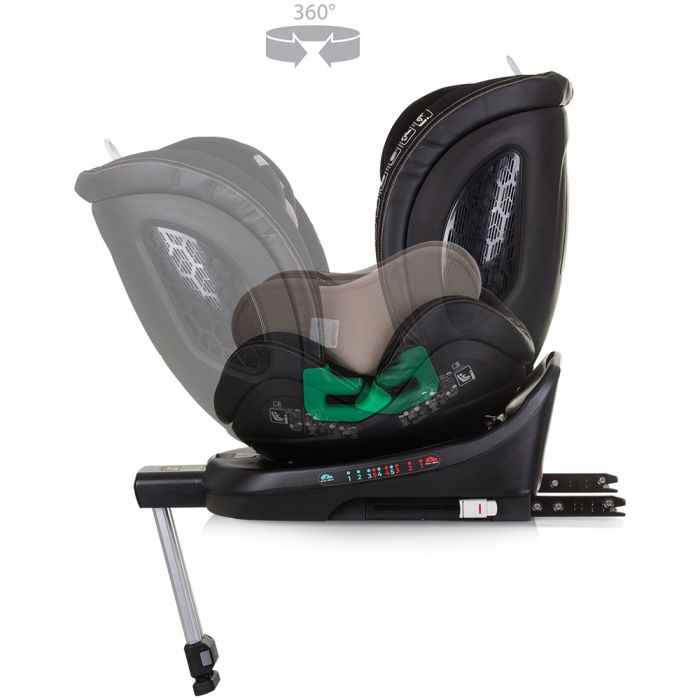 Scaun auto Chipolino Maximus I-Size 40-150 cm macadamia cu sistem Isofix [6]