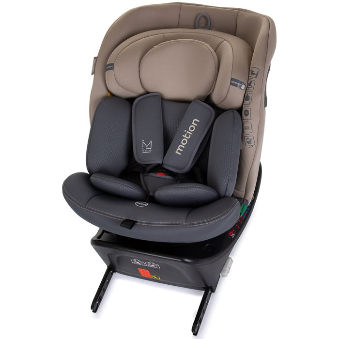 Scaun auto Chipolino Motion I-Size 40-150 cm macadamia cu sistem Isofix [10]