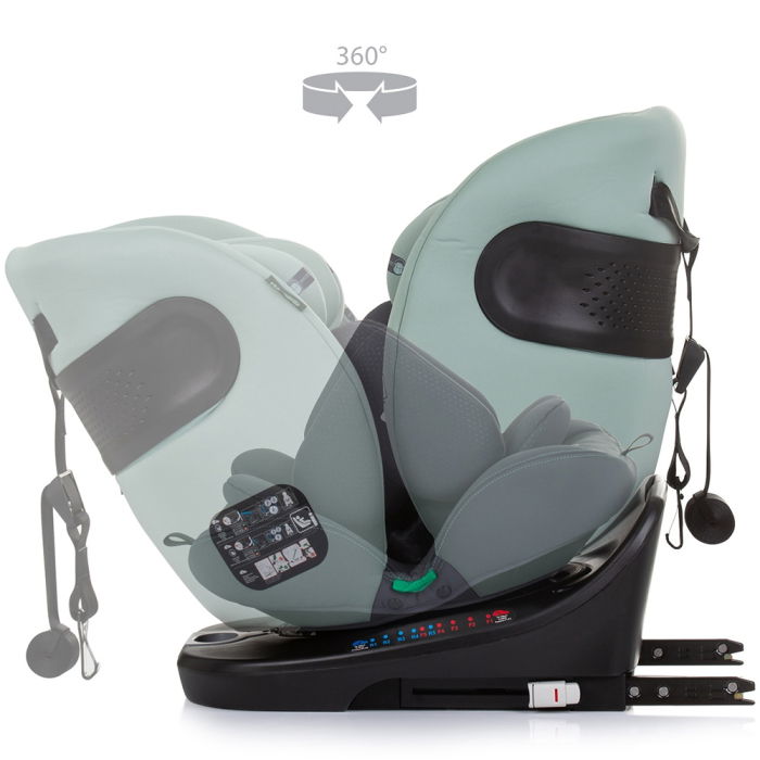 Scaun auto Chipolino Motion I-Size 40-150 cm pastel green cu sistem Isofix [6]