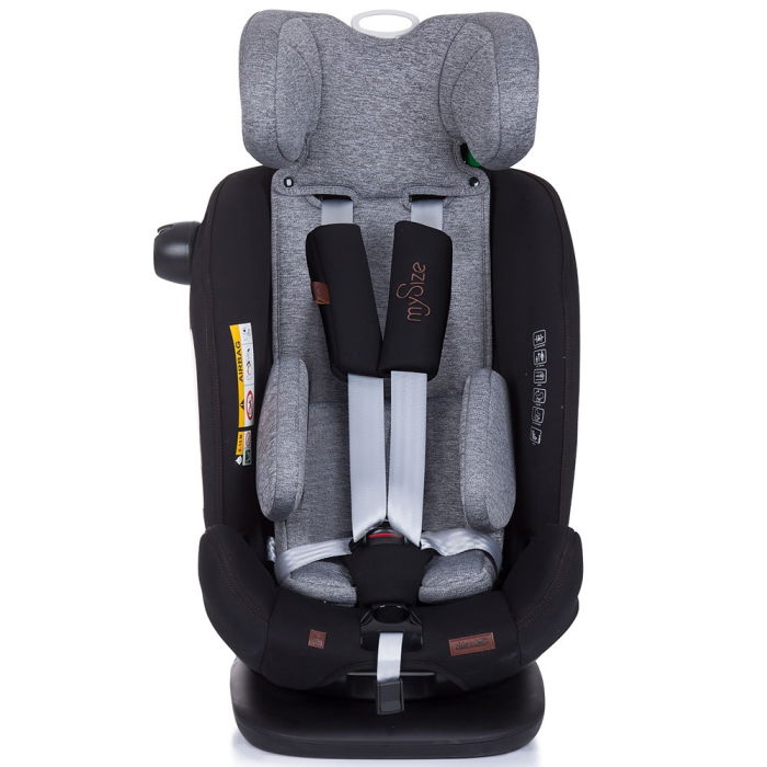 Scaun auto Chipolino My Size 0-36 kg I-Size 40-150 cm platinum cu sistem Isofix [2]