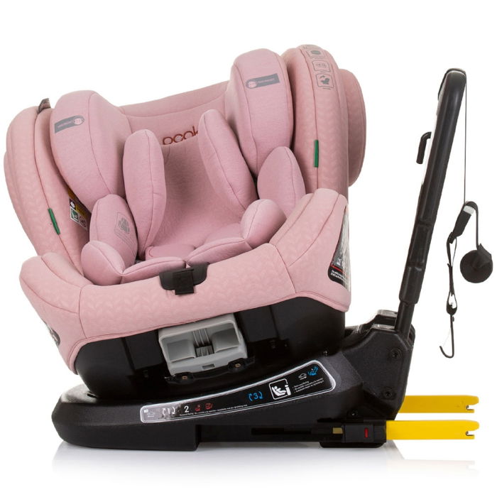 Scaun auto Chipolino Peak I-Size 40-150 cm flamingo cu sistem Isofix [4]