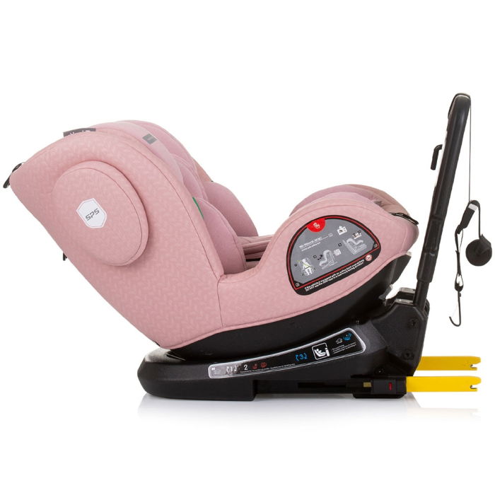 Scaun auto Chipolino Peak I-Size 40-150 cm flamingo cu sistem Isofix [6]