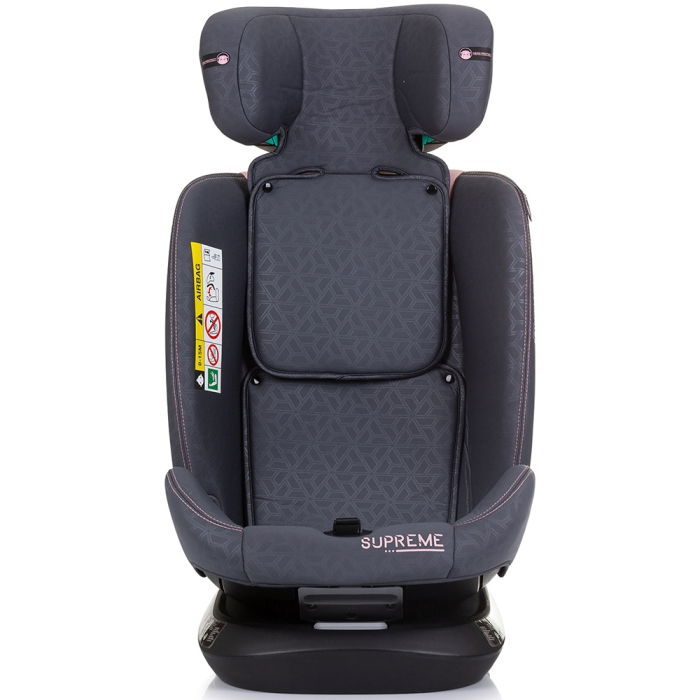 Scaun auto Chipolino Supreme I-Size 40-150 cm cu sistem Isofix flamingo [2]