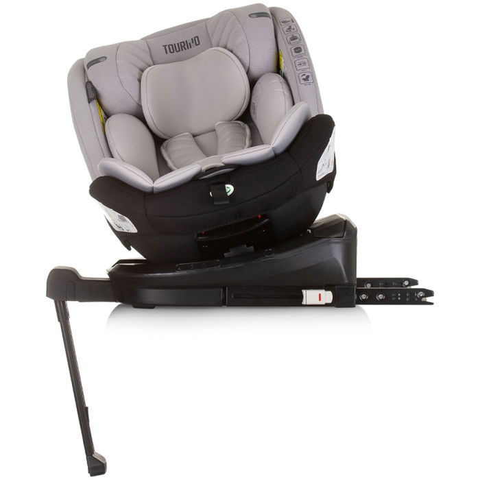 Scaun auto Chipolino Tourino I-Size 40-150 cm ash grey cu sistem Isofix [5]