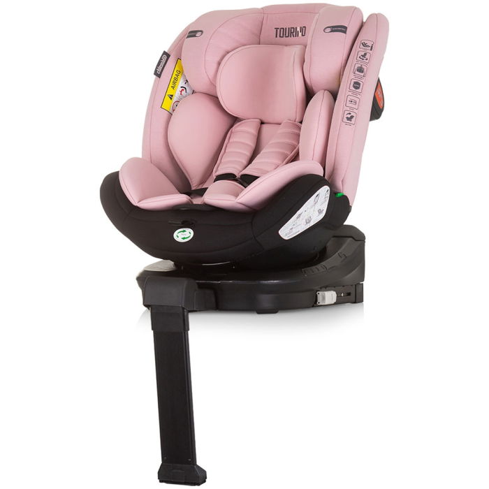 Scaun auto Chipolino Tourino I-Size 40-150 cm flamingo cu sistem Isofix [1]
