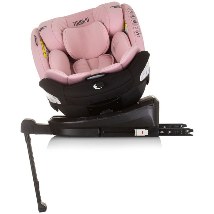 Scaun auto Chipolino Tourino I-Size 40-150 cm flamingo cu sistem Isofix [5]