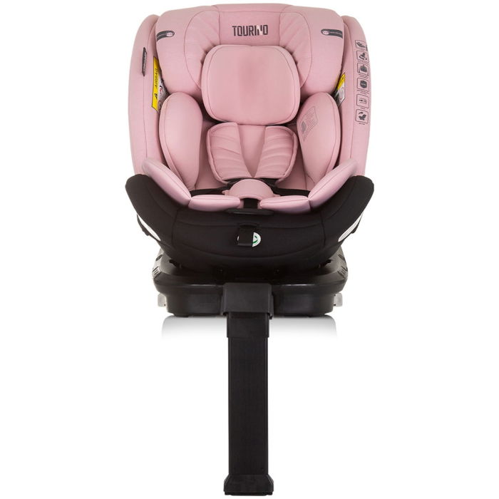 Scaun auto Chipolino Tourino I-Size 40-150 cm flamingo cu sistem Isofix [2]