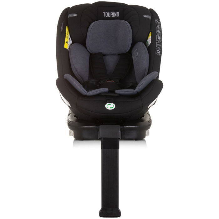 Scaun auto Chipolino Tourino I-Size 40-150 cm obsidian cu sistem Isofix [2]
