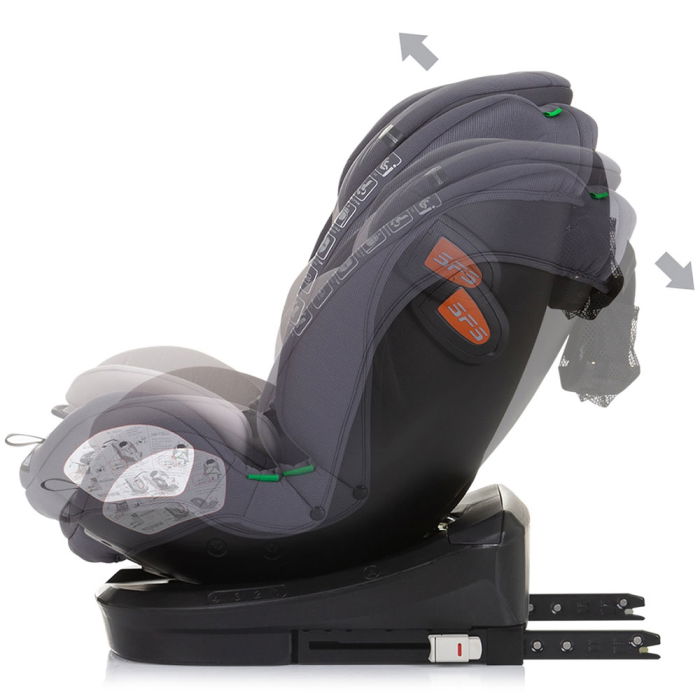 Scaun auto Chipolino Volare I-Size 40-150 cm granite cu sistem Isofix [4]
