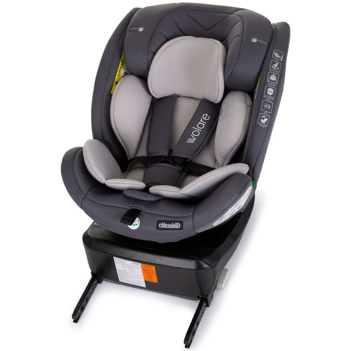 Scaun auto Chipolino Volare I-Size 40-150 cm granite cu sistem Isofix [9]
