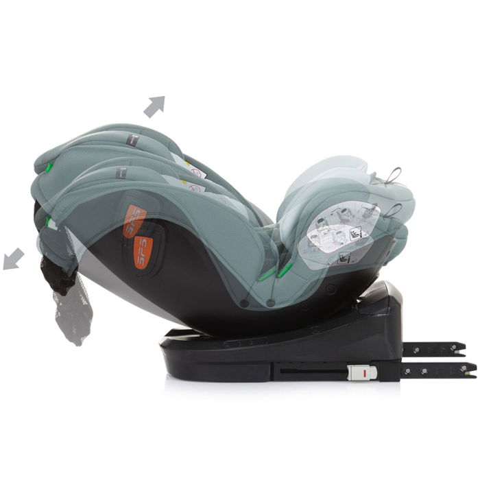 Scaun auto Chipolino Volare I-Size 40-150 cm pastel green cu sistem Isofix [8]