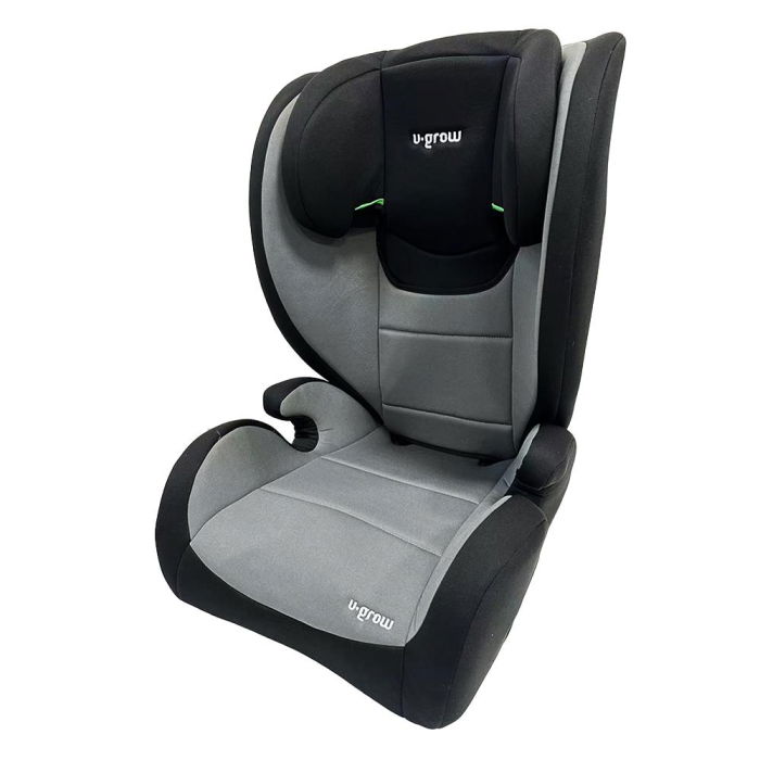 Scaun auto i-Size 100-150 cm , omologare  R129,cu isofix , gri/negru, U-Grow [2]