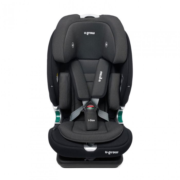Scaun auto I-size U-Grow Goldfix Plus, isofix, 76-150 cm (9-36 kg), boxa bluetooth , negru [4]