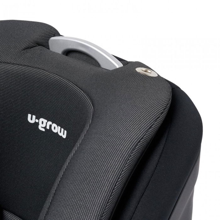 Scaun auto I-size U-Grow Goldfix Plus, isofix, 76-150 cm (9-36 kg), boxa bluetooth , negru [10]