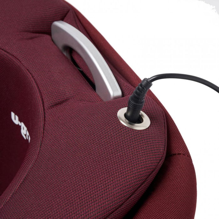 Scaun auto I-size U-Grow Goldfix Plus, isofix, 76-150 cm (9-36 kg), boxa bluetooth, rosu [8]