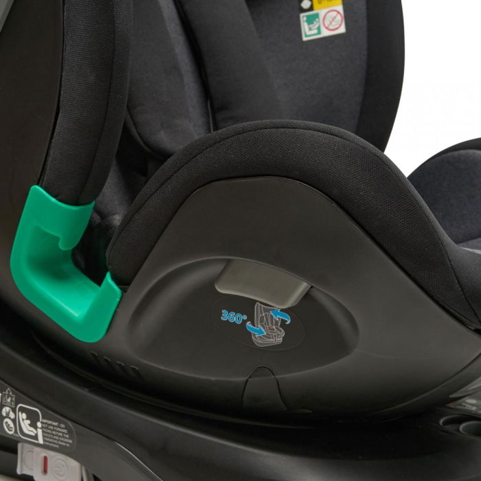 Scaun auto rotativ 360 gr,isofix,Negru, U-Grow [8]