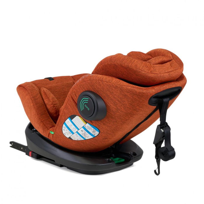 Scaun auto U-Grow Secure+ 40-150 cm ,360 grade ,  4 pozitii de ajustare pe spate , 10 pozitii de ajustare a tetierei pe inaltime, Golden Cognac, U-Grow [2]
