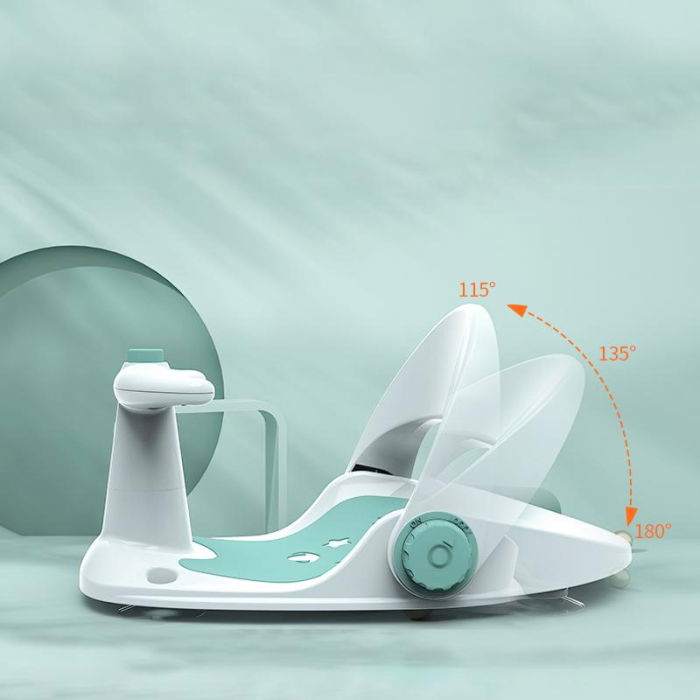 Scaun baie bebe cu ghidon , spatar reglabil , verde, U-Grow [3]