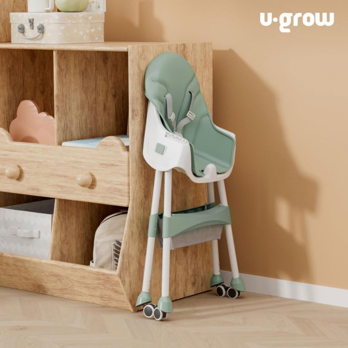 Scaun de masa 2 in 1, pliabil, verde, U-Grow [5]