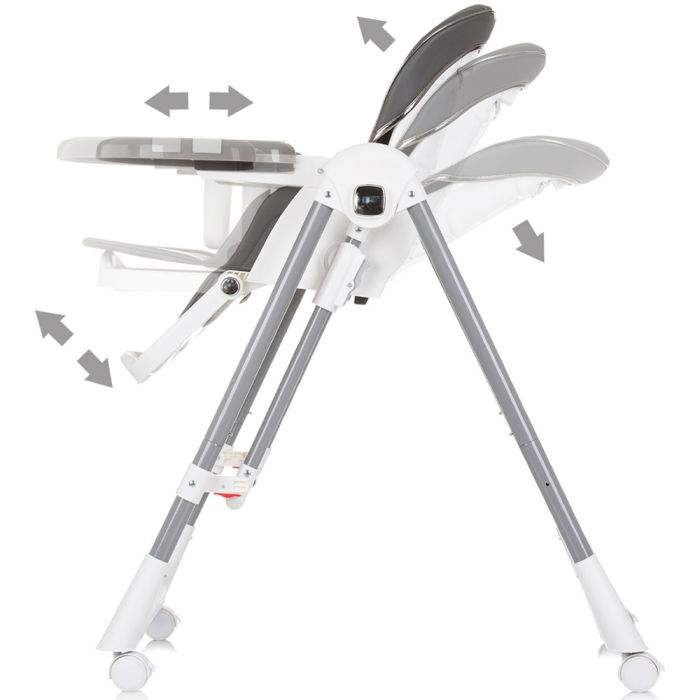 Scaun de masa Chipolino Milk Shake 2 in 1 ash grey [6]