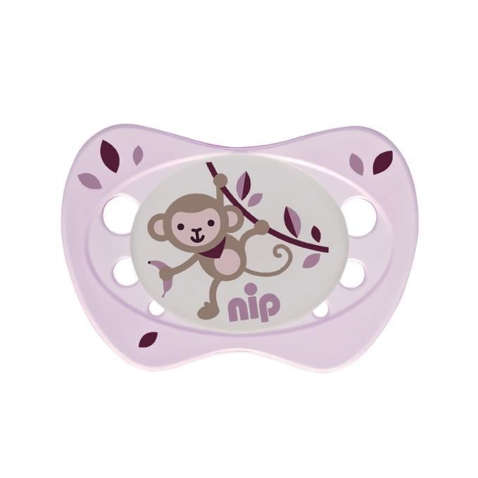 Set 2 suzete Newborn cu tetina din silicon moale, forma anatomica, tetina ortodontica, cu inel, pentru nou-nascuti (0-2 luni), nip 31304 [3]