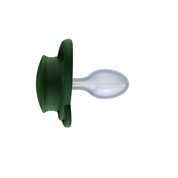 Set 2 suzete nip My Butterfly cu tetina ortodontica din silicon, forma simetrica, din materiale naturale regenerabile, fara BPA, cutie de transport si sterilizare, 5-18 luni, verde, nip My Butterfly G [4]