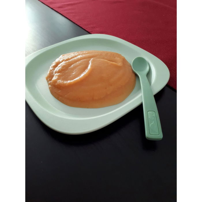 Set 3 lingurite colorate Eat Green pentru bebelusi, din plastic bio, lavabile in masina de spalat vase, 4+ luni, nip 37066 [2]