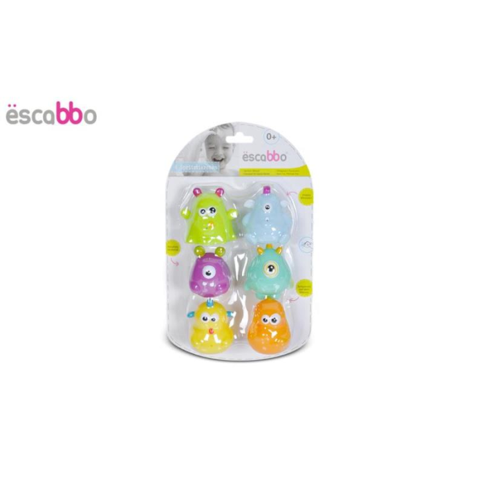 Set 6 jucarii de baie Monstruleti ESCABBO 37028 [2]
