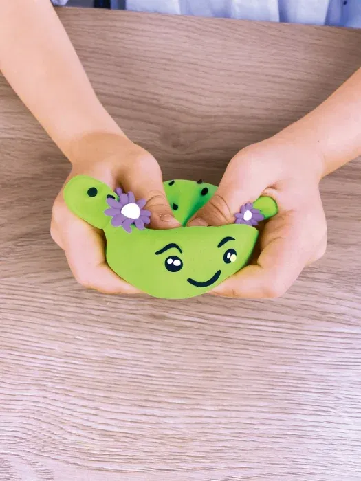 Set Air Clay cu argila usoara pentru modelaj Lovin, Squishy Hero, Cactusita, 3 ani+ [5]