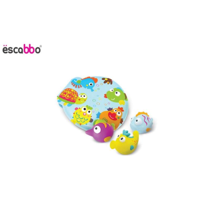 Set carticica si 3 jucarii de baie Lumea Subacvatica ESCABBO 37040 [1]