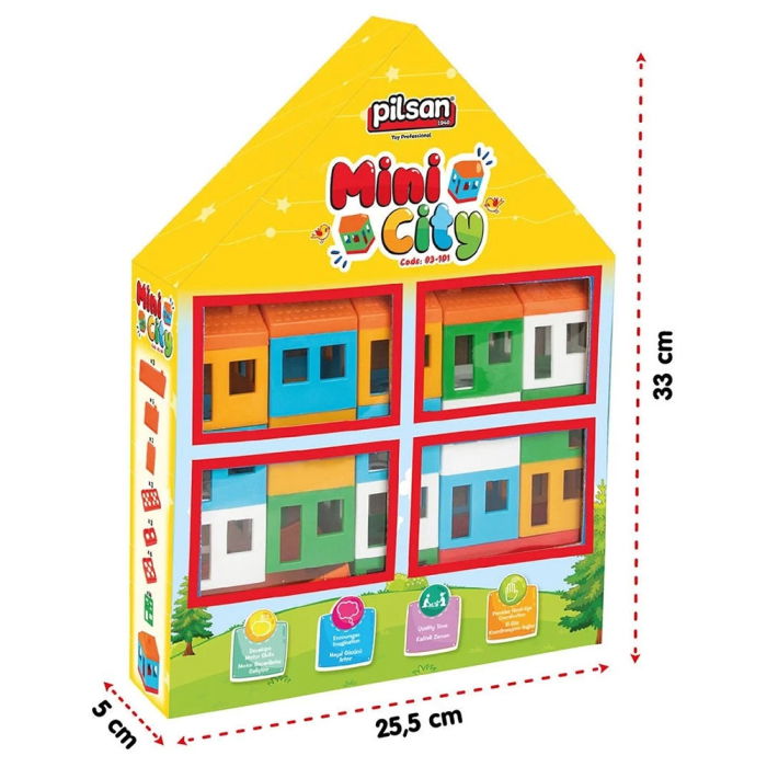 Set constructie Pilsan Mini City 40 piese [6]