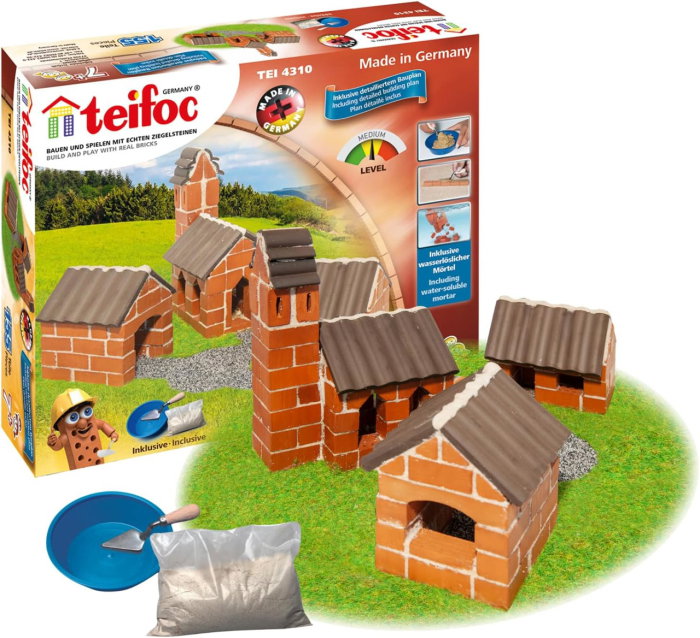 Set de construit din caramizi in miniatura - Casute rurale [2]