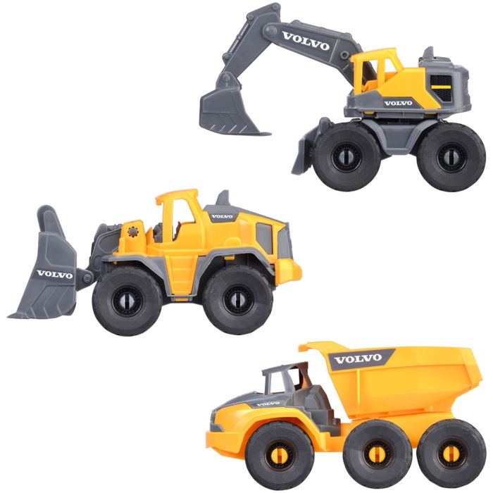 Set Dickie Toys Construction Set cu 3 vehicule 16 cm [3]
