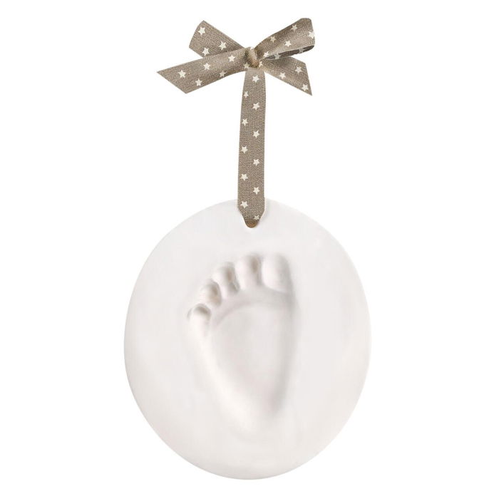 Set dublu mulaj organic pentru amprenta mana si picior bebelusi, Grunspecht 679-00 [7]