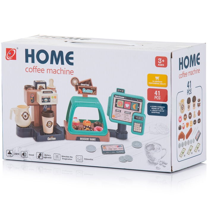 Set jucarie Chipolino Coffee Machine cu lumini, sunete si 41 accesorii [6]