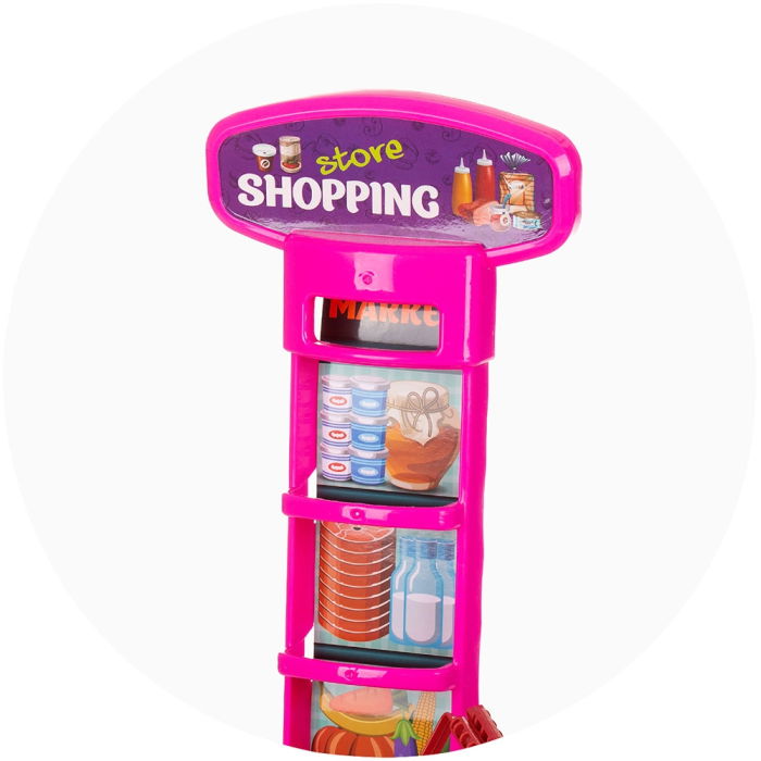 Set jucarie Chipolino Supermarket 78 cm cu lumini, sunete si 76 accesorii [11]