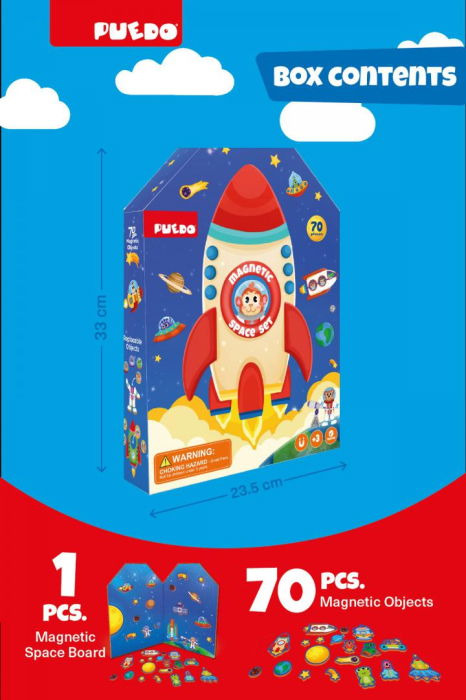 SET MAGNETIC DIN SPUMA EVA, SPATIUL COSMIC, PUEDO [7]