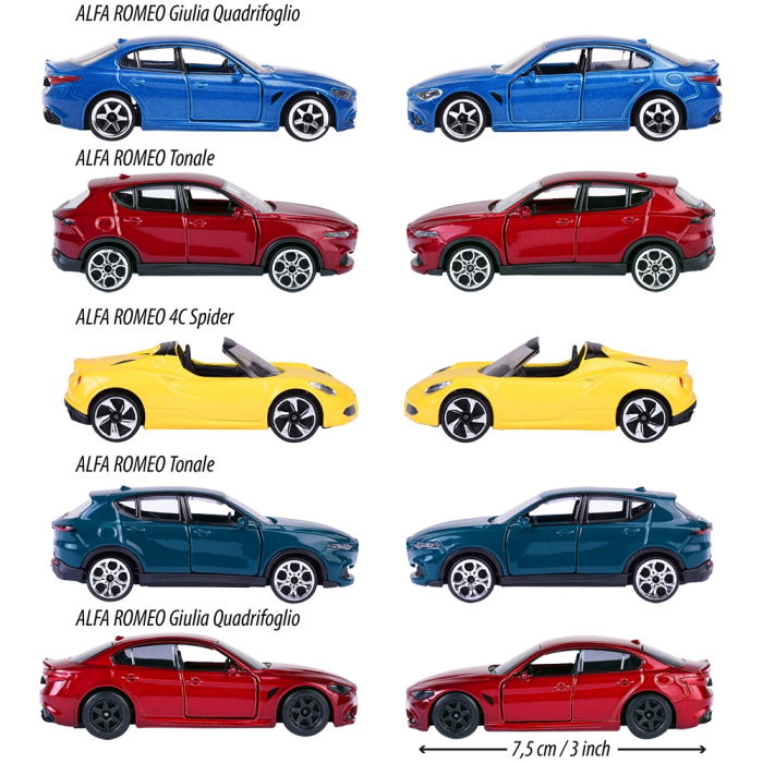 Set Majorette Alfa Romeo cu 5 masinute [3]