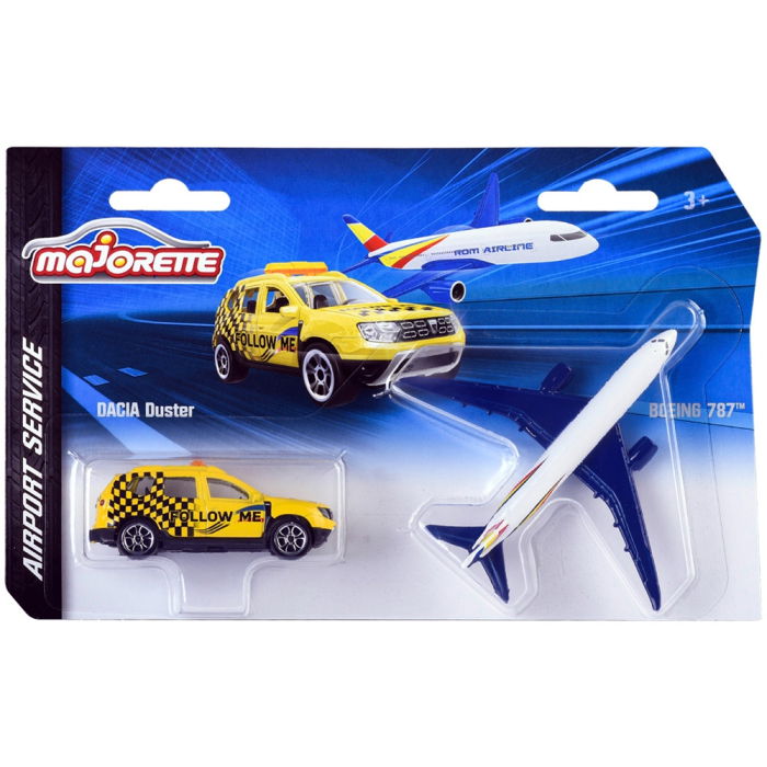 Set Majorette Dacia Duster Airport cu o masinuta si un avion [5]