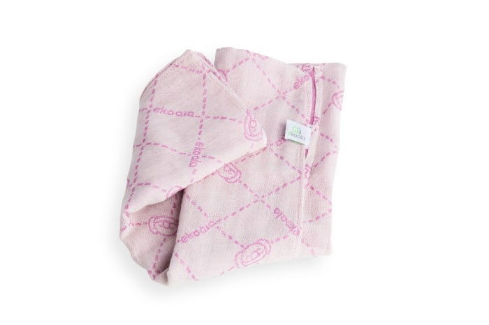 Set Swaddle si suport de prindere baveta, eKoala, Mov [2]